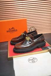 hermes cuir chaussures pour homme s_12b436a